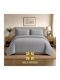 Mia Home Set Tagesdecken Übergröße Dunkelgrau 220x240cm 3Stücke