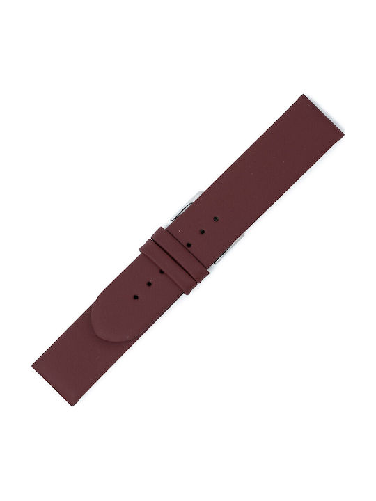 Curea Curea Din Piele Burgundy 18mm