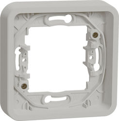 Schneider Electric Mureva Style Aufputzrahmen 1x Weiß Mur39107