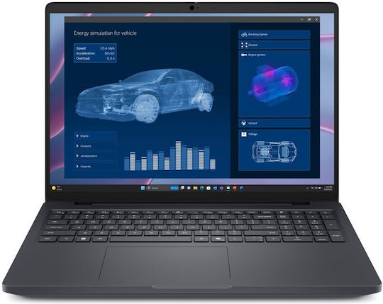 Dell Pro Max 16 MC16255 16" FHD+ (Ryzen AI PRO 300 Series-5 340/16GB/256GB SSD/W11 Pro) Magnetite (US Keyboard)