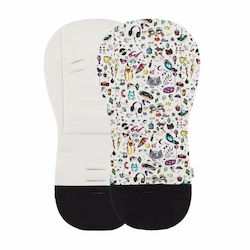 Petite & Mars Pad pentru cărucior Față și spate 42x86cm Bej
