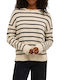 Women's Striped Beige Blouse
