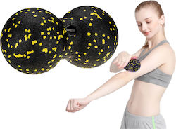 Aqua-Sport Κύλινδρος Μασάζ Μαύρος 16cm