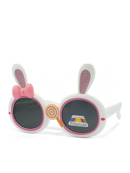 Kiddos Άθραυστα Polarized Παιδικά Γυαλιά Ηλίου Princess Λευκά