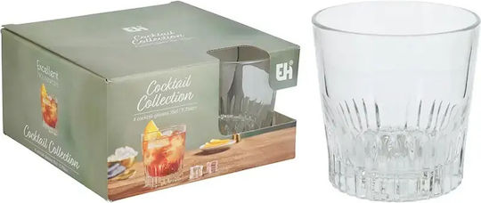 Koopman Water Glass Set Made of Glass 340ml Koopman CC7002010 4 Pieces