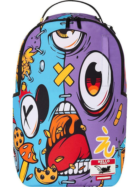 Sprayground Schulranzen Rucksack für Junior High-High School mit Flaschenhalter Mehrfarbig 29 x 15 x 45cm