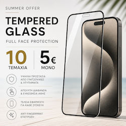 10 Бройки Fullface Закалено Стъкло 9h Mi 12 Pro