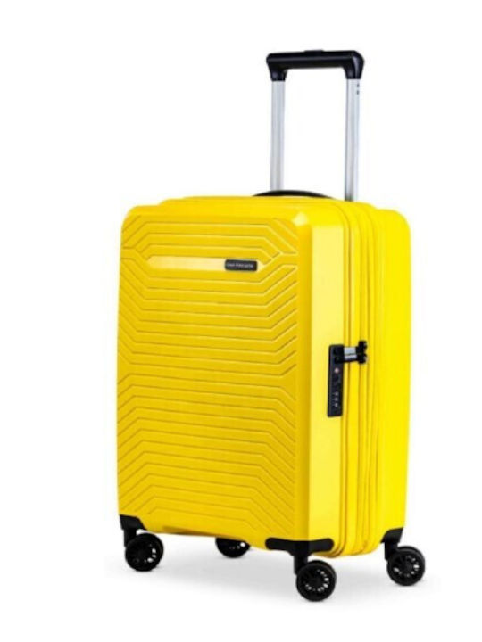 Ciak Roncato Medium Hard Yellow Travel Suitcase Height 67cm