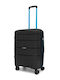 Ciak Roncato Medium Suitcase Hard Black Height 66cm