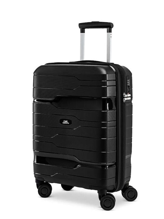 Ciak Roncato Cabin Hard Travel Suitcase Black Height 55cm