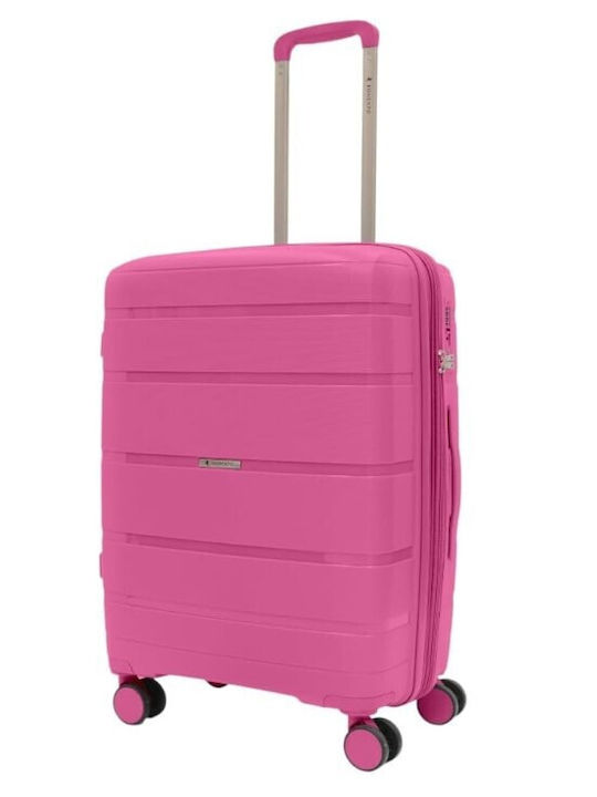 Ciak Roncato Medium Hard Fuchsia Travel Suitcase Height 66cm Ciak Roncato Medium Hard Fuchsia Travel Suitcase Height 66cm