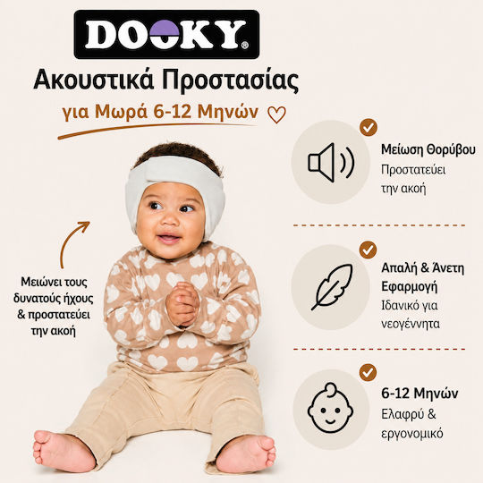 Dooky Kids Earplugs in Grey Colour 3002011 2 Pieces