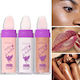 Face & Body Glitzer Textmarker Puder Rosa