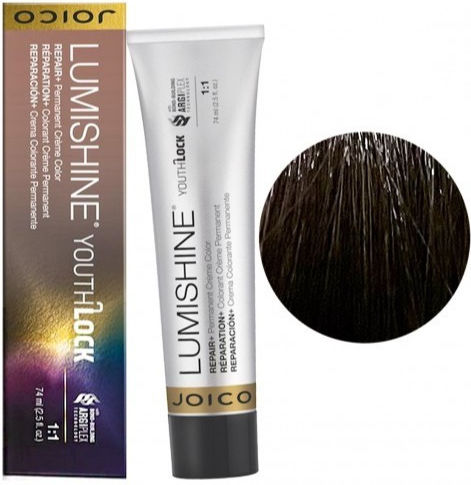 Gray Hair Dye Joico Lumishine Youthlock 74 Ml 5nna/5.001 Light Brown Natural Ash