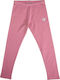 Kids Sports Long Leggings Pink