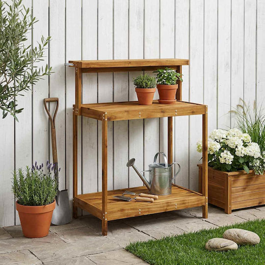 vidaXL Decorative Garden Workbench 86.5x48.5x106 cm 903084