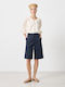 Damen Bermudas Marineblau