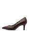 Leather Heels Brown
