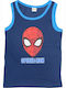 Marvel Spiderman Παιδικό Φανελάκι Μπλε