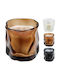 Koopman Lumânare Aromatică în Borcan Negru 8cm