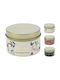 Koopman Lumânare Aromatică în Cutie Metalică Violet 180gr 3 Bucăți