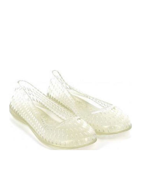 Pantofi de plajă pentru femei Adams 528-24001-alb Pantofi de plajă pentru femei Adams 528-24001-alb
