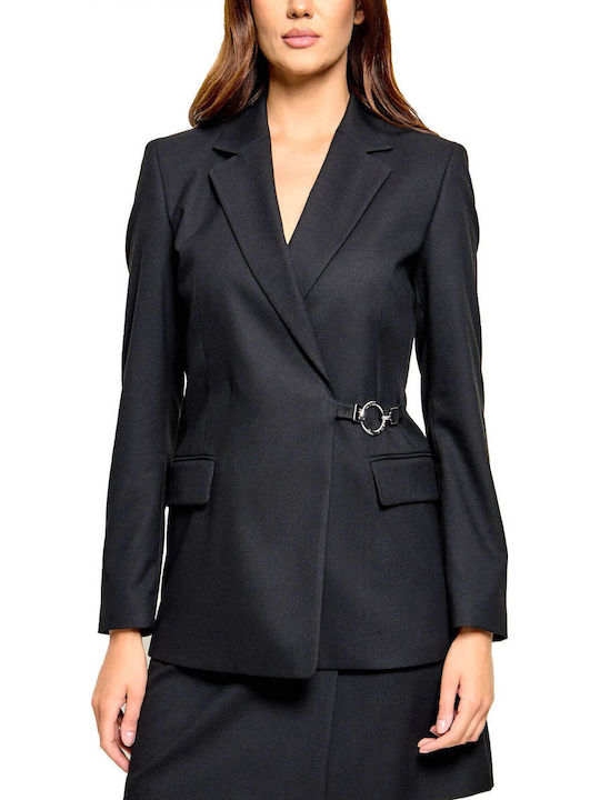 Hugo Damen Doppelreihiges Blazer Schwarz