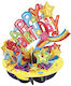 Santoro Pirouette 3D Pop-up Grußkarte Geburtstag Sterne