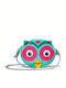 Affenzahn Owl Kids Backpack Turquoise 31x23x10cm