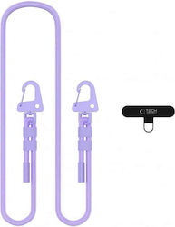 Tech-protect C5sd Rope Crossbody Strap Lavender 5906302342594 Tech-protect C5sd Rope Crossbody Strap Lavender 5906302342594