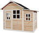 Exit Toys Wooden Kids Garden Playhouse White