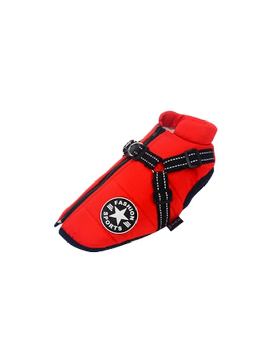 Denik Pets Dog Coat Red XLarge with Back Length 35 cm