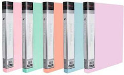 Salko Display Book 30 Plastic Sleeves 5 Pastel ...