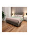 Mia Home King Size Bed Sheets Set 260x270cm Pink-Mint (4 Pieces)