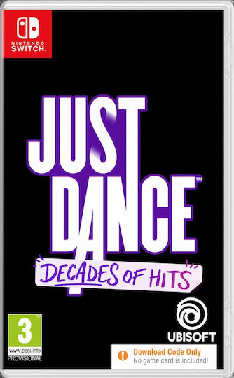 Just Dance: Decades Of Hits (Code In A Box) Switch Game - Pre-order
