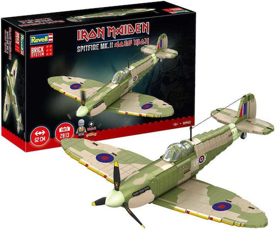 Iron Maiden Brick System Baukasten Set Spitfire Mk.ii Aces High 58 Cm