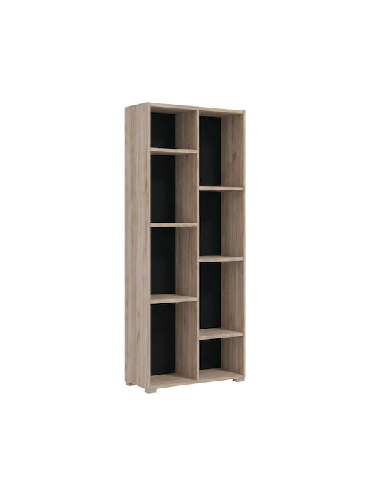 Modulus 4 Kinder Bücherregal Boden Kunststoff Graue 70x33x142cm
