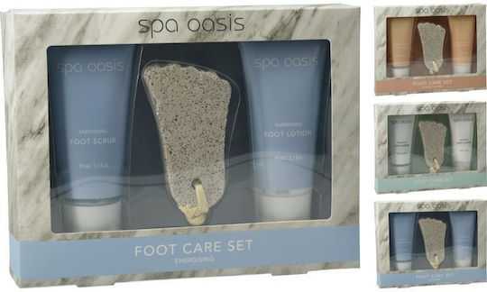 Koopman Hautpflege-Set Fuß Spa Retreat 3 Teile Scrub Stein & Lotion Gold