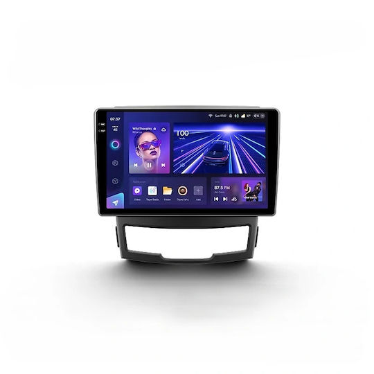 Teyes CC3 2K Auto-Navigationssystem SsangYong Korando 3 2010-2013 4+64GB 9,5" QLED Octa-Core 2GHz Android 4G Bluetooth 5.1 DSP