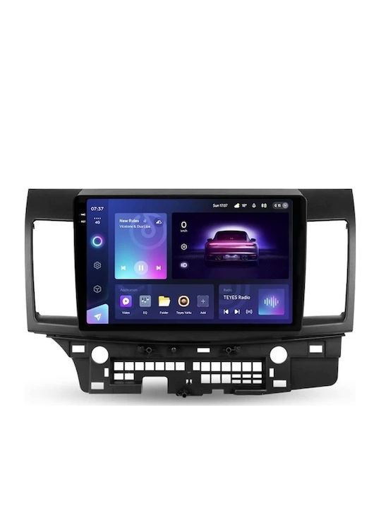 Teyes Cc3 2k 360° Navigație Auto Mitsubishi Lancer 10 2007-2012 6+128GB 10.36" QLED Octa-Core 2GHz Android 4G Bluetooth 5.1 DSP Variantă A