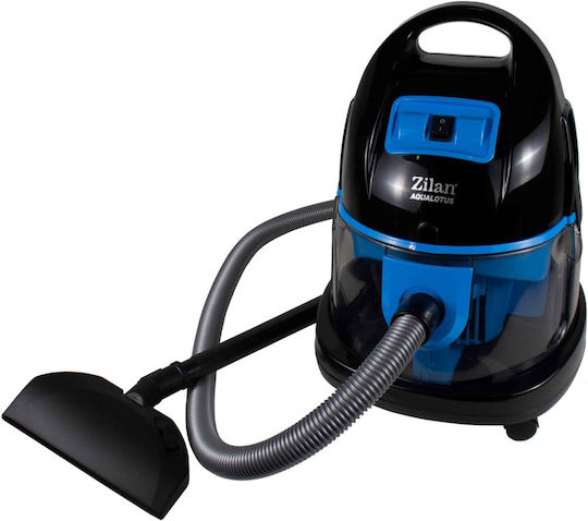 Aspirator Umed-Uscat 1400W cu Recipient din Plastic 8lt Negru