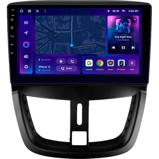 Moss M3 Navigație Auto Peugeot 207 2006-2015 4+32GB 9" QLED Octa-Core 2GHz Android 4G Bluetooth 5.1 DSP