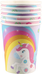 Festa Pahar Din Hârtie 12 cm 6 Bucăți Unicorn
