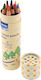 Creioane Colorate 5mm 12 Culori Ecologic Cilindru