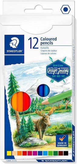 Staedtler Coloured Pencils Design Journey 12 Colours 100 Percent Pefc