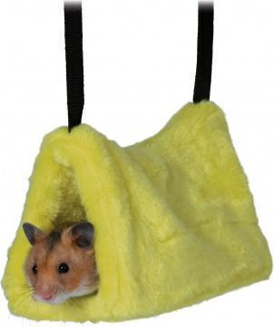 Trixie Hamster Mouse Cave Hammock Soft Plush Hanging 9×12×16 Cm