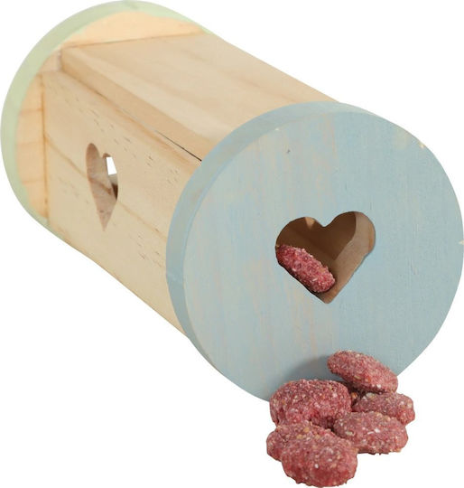 Trixie Zolux Treat Toy Guinea Pig Rabbit Wooden Roller Cosy 6x6x12