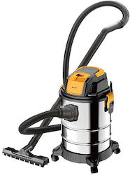 Tracer Wet-Dry Vacuum 1300W with Stainless Steel Drum 20lt Grey Tracer Wet-Dry Vacuum 1300W with Stainless Steel Drum 20lt Grey