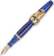 Delta Writing Pen Medium Gold with Blue Ink