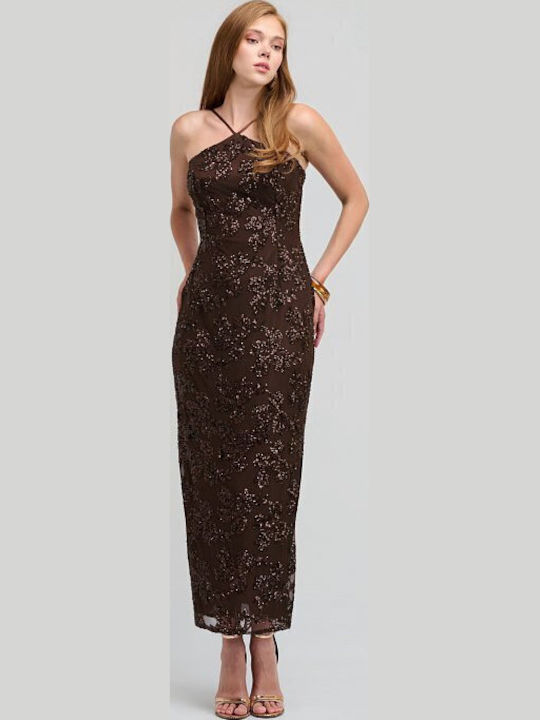 Desiree Summer Midi Evening Slip Dress Satin wi...